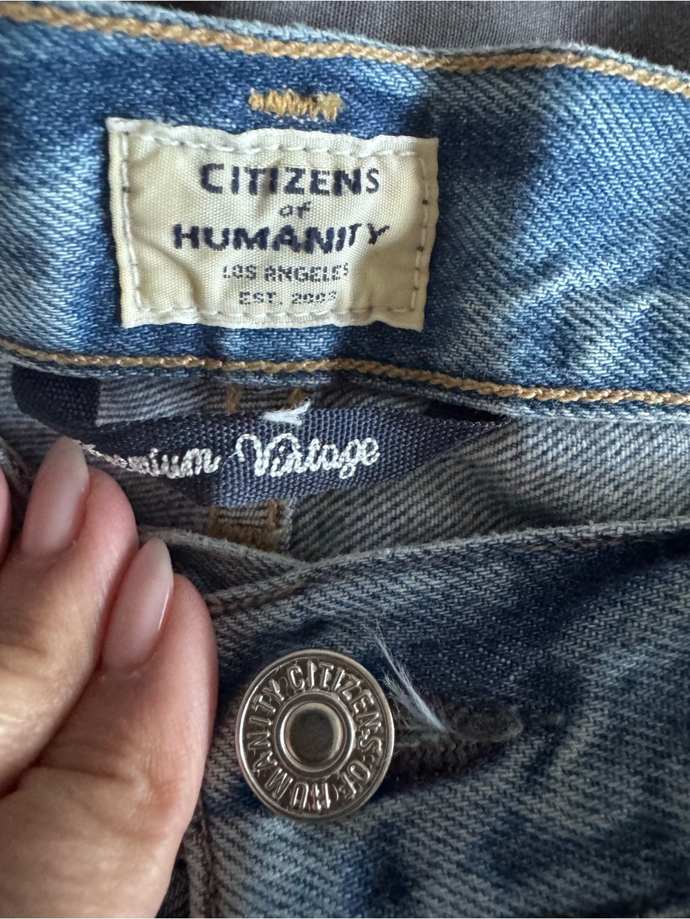 Citizens Of Humanity ANNINA  Denim Trouser Jeans in Light Blue size 27
